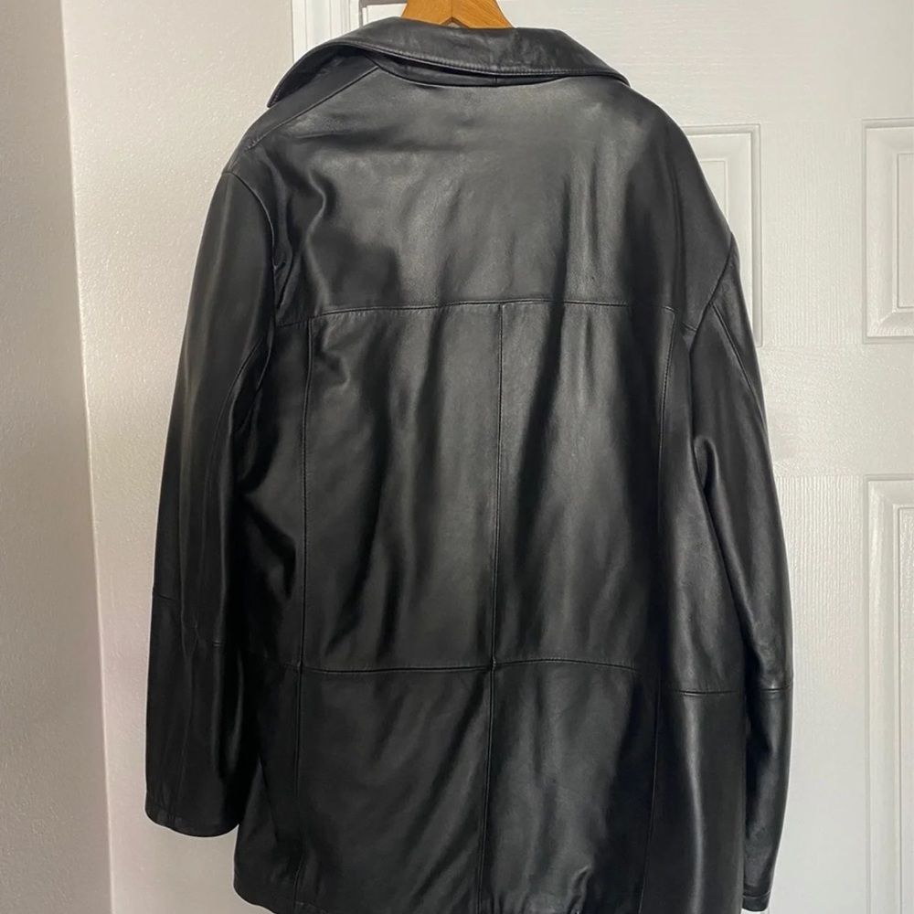 Wilson Leather Button Down Jacket - image 3